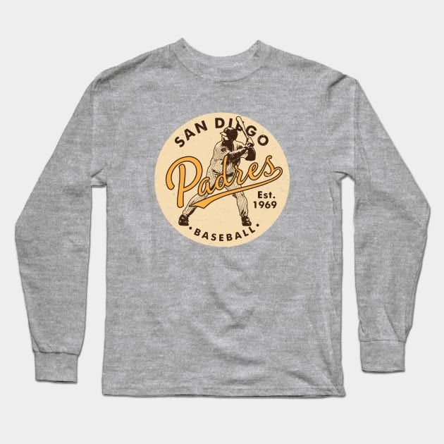 Tony Gwynn Padres by Buck Tee Long Sleeve T-Shirt by Buck Tee